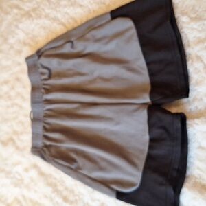 Pre-owned Real Essentials Boys Shorts Grey/Black L (12/14)
